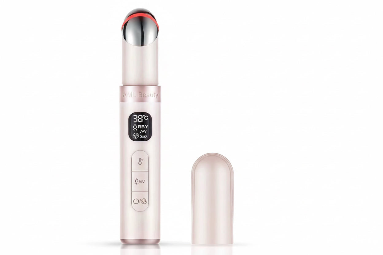 Electric Eye Massager EMS Eye Care Remove Dark Circles Eye Bags Vibration Hot Massage Relax Eyes Eye Massage Instrument